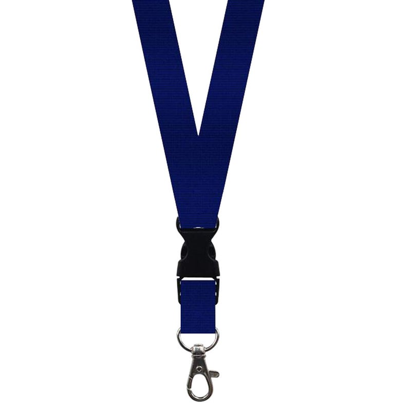 magpross 5 Pack Neck Safety Lanyards Detachable Buckle Enhanced Model Hook Breakaway Strap Quick Release Lanyard for ID Badge Holders,Key,Women Men Cell Phones USB Whistles - Dark Blue - Image 2